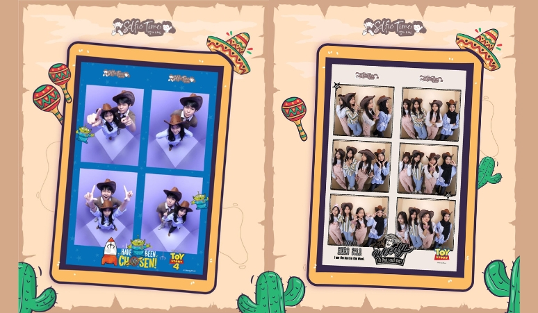 Trend Topi Koboi, Foto di Selfie Time Pakai Frame Toy Story Yuk! | No ...