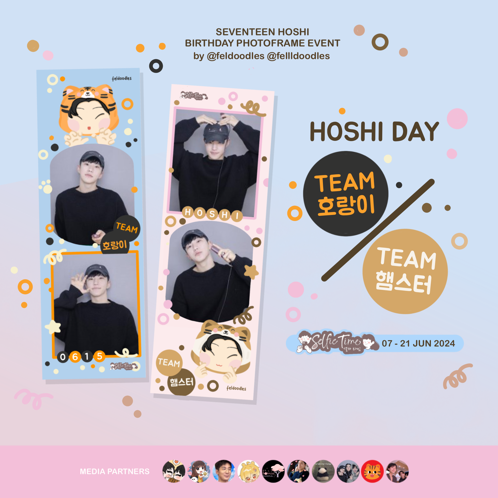 Kiyowo! Rayakan Momen Ultah Hoshi SEVENTEEN Pakai Frame Ini di Selfie Time